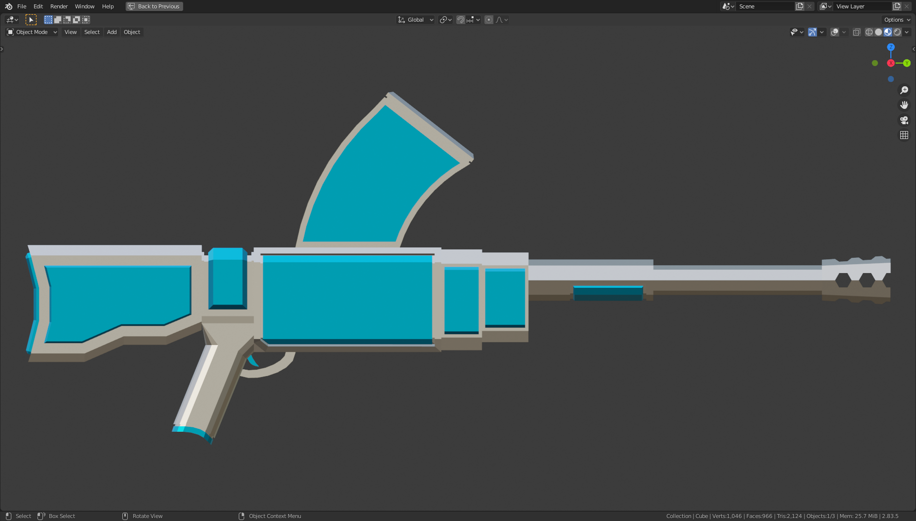 sci fi assault rifle preview image 1